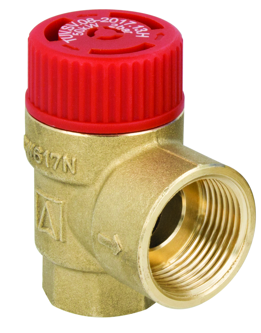 Zawór przelewowy AFRISO MS mosiądz 3 bar GW 1/2'' x 3/4''