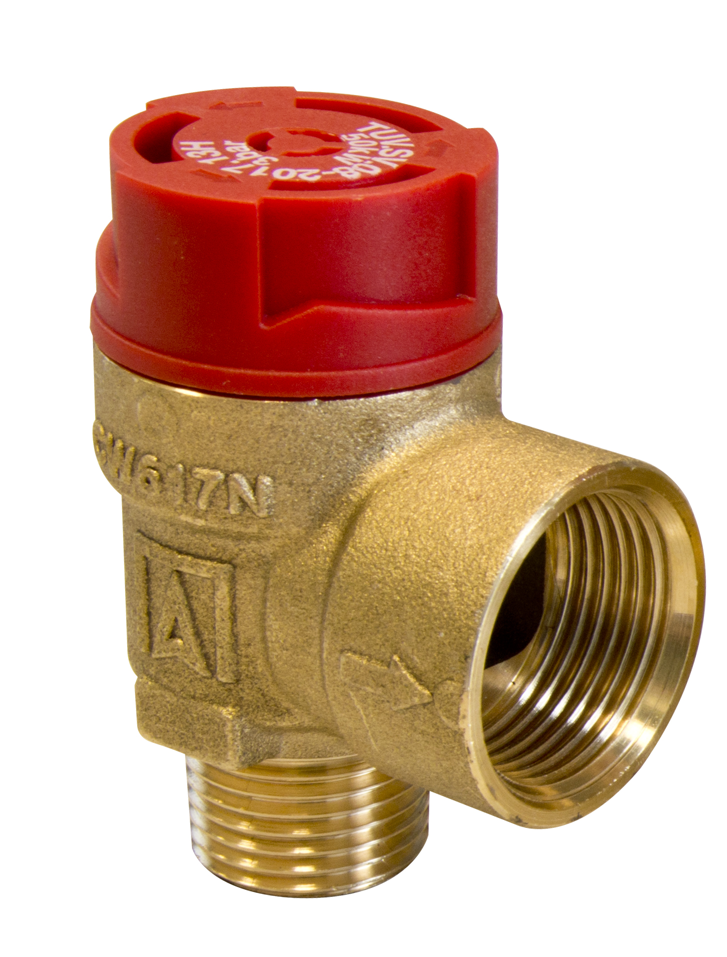 Zawór przelewowy AFRISO MS mosiądz 3 bar GZ x GW 1/2'' x 3/4''