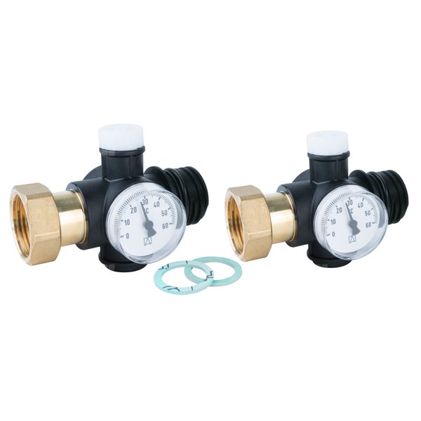 Zawór odpowietrzający c. o. AFRISO do PROCALIDA EF1 z termometrami 1''