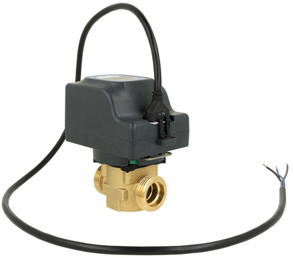 2-drogowy zawór strefowy AZV 453, DN20, G1", Kvs 10, 230 V AC, NO