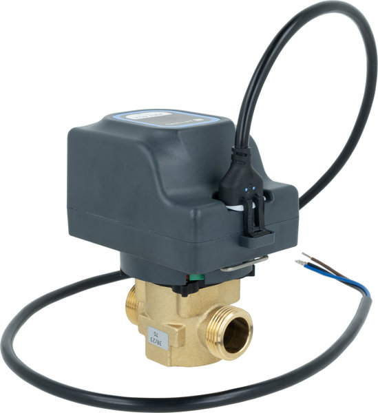 2-drogowy zawór strefowy AZV 452, DN15, G3/4", Kvs 10, 230 V AC, NO