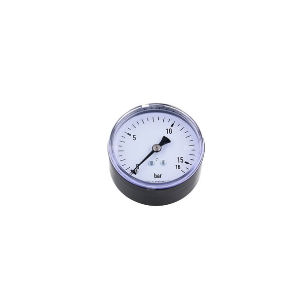 Manometr z rurką Bourdona AFRISO RF grzewczy 0/16 bar G1/4B aksjalne fi 63 mm, kl. 2.5%