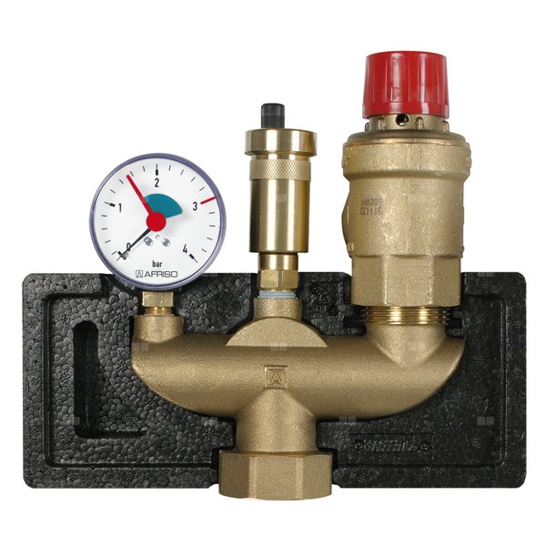 Zespół przyłączeniowy AFRISO KSG magnum 1 1/2'' GW x GW, max. 3 bar
