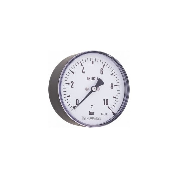 Manometr z rurką Bourdona AFRISO RF standardowy 0/400 bar G1/4B aksjalne fi 50 mm, kl. 1.6%