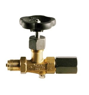 Zawór manometryczny 2-drogowy AFRISO 5W, GZ x mufa GW, 1/2'' x 1/2'', kl. PN250