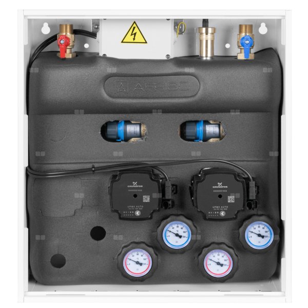 Grupa pompowa AFRISO PrimoBox AZB 211 GZ x GW 3/4'' x 3/4'', z zaworem mieszającym, z zaworem termostatycznym, z izolacją