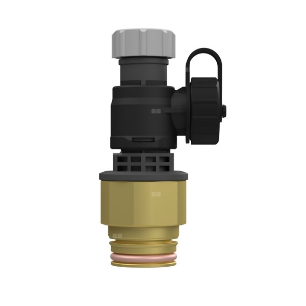 Zawór spustowy KFE z adapterem G1'' HSM FDV do multifunkcyjnego rozdzielacza ProFusion HSM 90/125