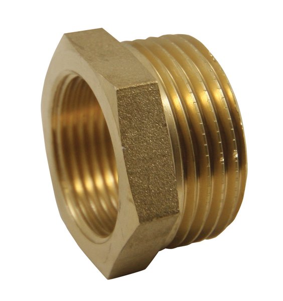 Złącze AGAFLEX redukcja, mosiądz, 1/2'' x 3/8'' (GZ x GW)