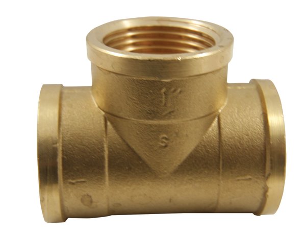 Trójnik AGAFLEX mosiądz 3/8'' GW