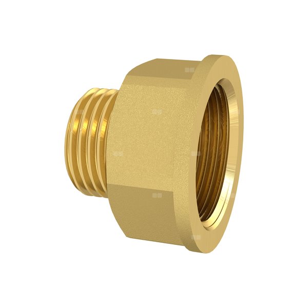 Redukcja mufowo-nyplowa skręcana, GW/GZ ¾x⅜ mosiądz