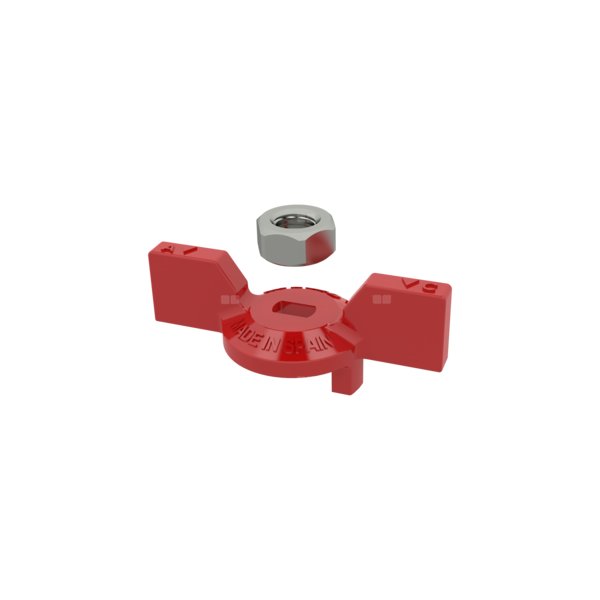 Rączka do zaworu MANDO MARIPOSA ROJO 1/4-3/4