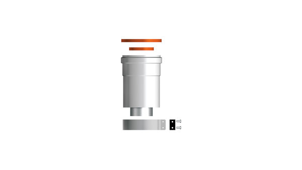 Adapter odprowadzenia pionowego 60/100