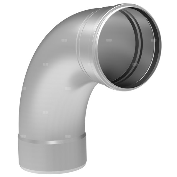 Kolano długi promień 87.5 st., DN =315mm, stal kwasoodporna