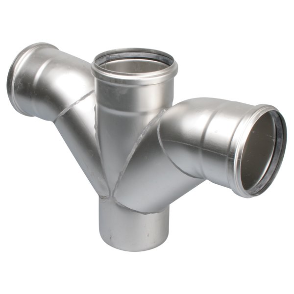 Czwórnik 87.5 st., DN =110mm, stal kwasoodporna