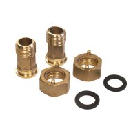 Śrubunek BMETERS RAC Dwuczęściowy, mosiądz / mosiądz, 3/4'' x 1,2'' (gw x gz) z uszczelką