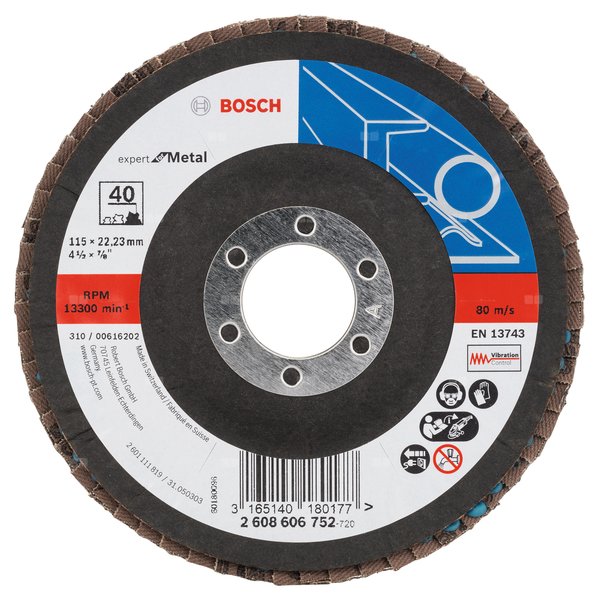 FLAP D. PROFI F/METAL * 115X40 WYGIĘTA