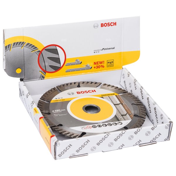 Diamentowa tarcza tnąca Standard for Universal 180 x 22,23 (opak. 10 szt.)