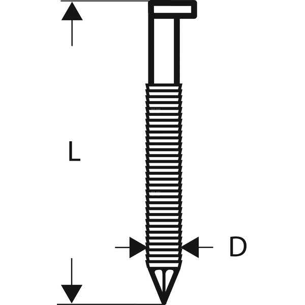 GWÓŹDŹ SN34DK 90R 3.1MM 2'500 PC