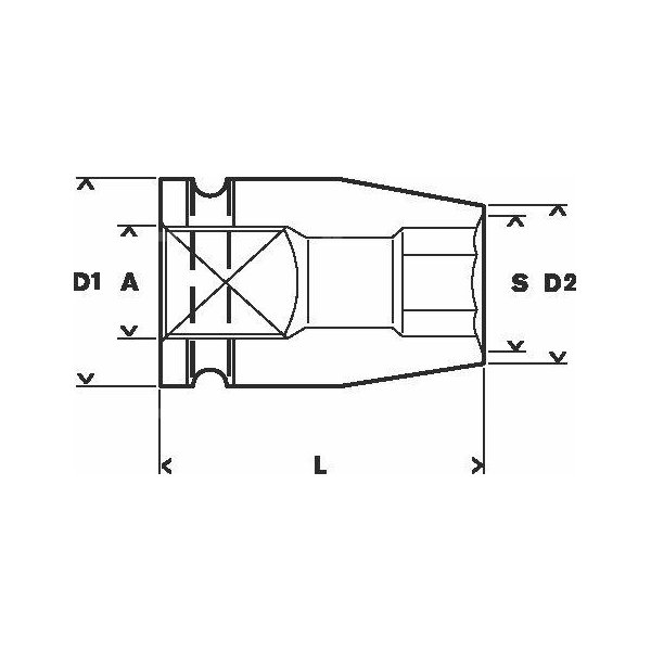 KLUCZ NASAD.13MM-3/8'