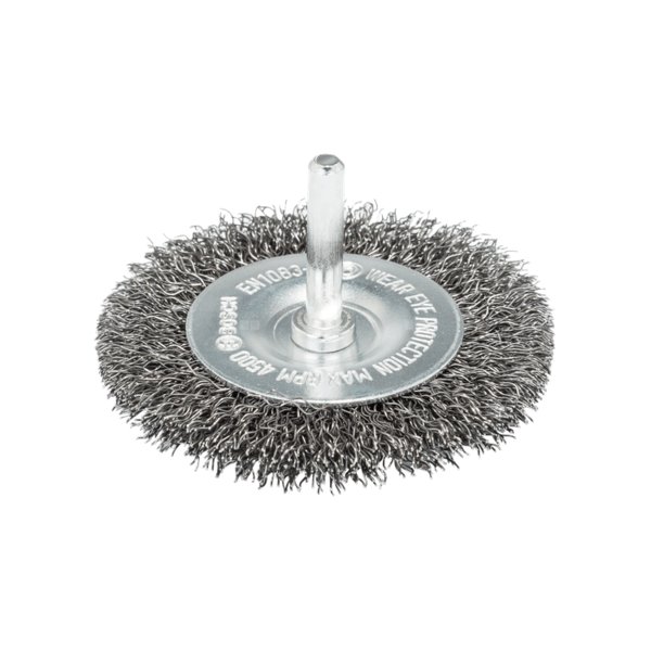 Druciane szczotki tarczowe do wiertarek drut falisty, 50 mm