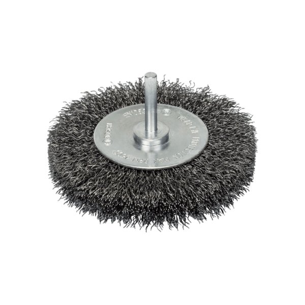Druciane szczotki tarczowe do wiertarek drut falisty, 100 mm