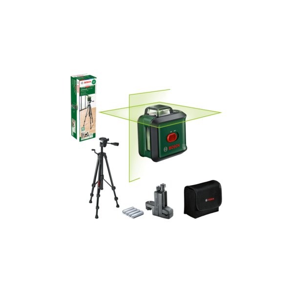 Laser liniowy Universal Level360+TT150+MM3UNI (Carton) Premium zasilanie akumulatorowe/bateryjne