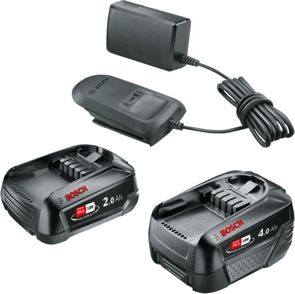 zestaw bateria + ładowarka Starter Set 18V (1x2,0Ah + 1x 4,0Ah + AL18V-20)