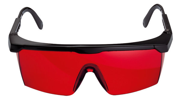 Okulary laserowe czerwone