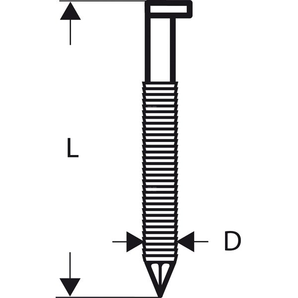 GWÓŹDŹ SN34DK 80RG 3.1MM 3000 PC