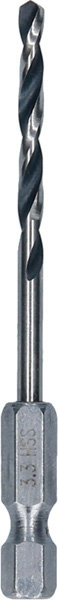 WIERTŁO DO METALU SZEŚĆ. 3.3X75MM