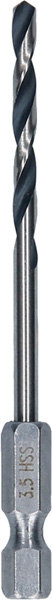WIERTŁO DO METALU SZEŚĆ. 3.5X79MM
