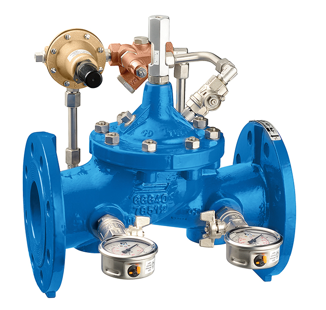 Regulator ciśnienia DN300 z zaw. pilotowym