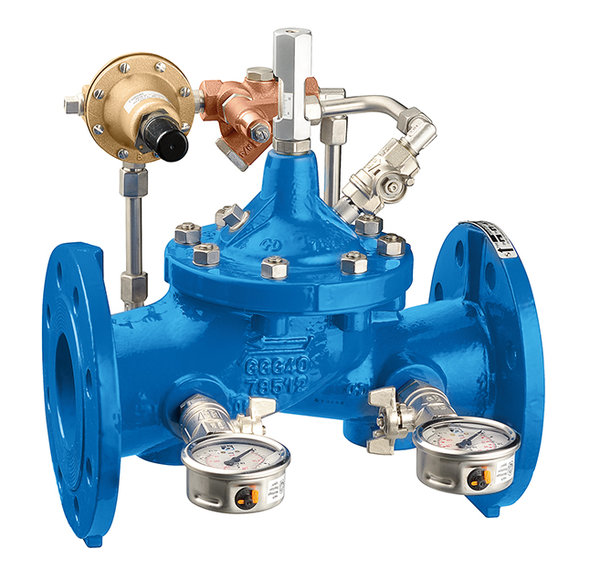 Regulator ciśnienia DN300 z zaw. pilotowym