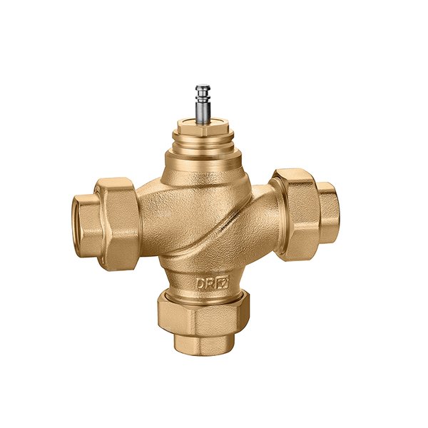 Zawór regulacyjny trójdrożny z przyłączem gwintowanym 1 1/2"