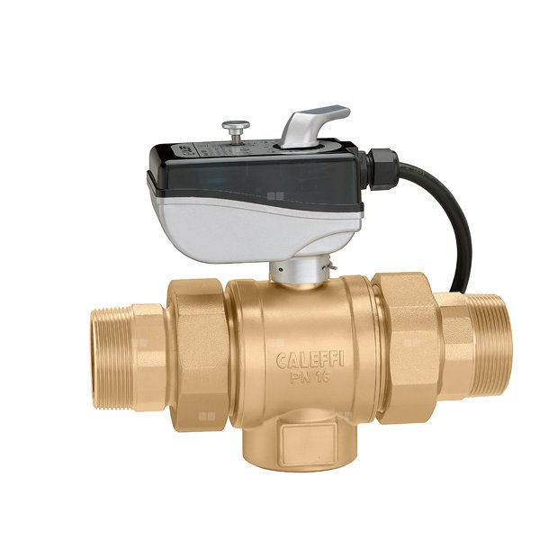 Dwudrożny zawór z napędem 1 1/2" 24V