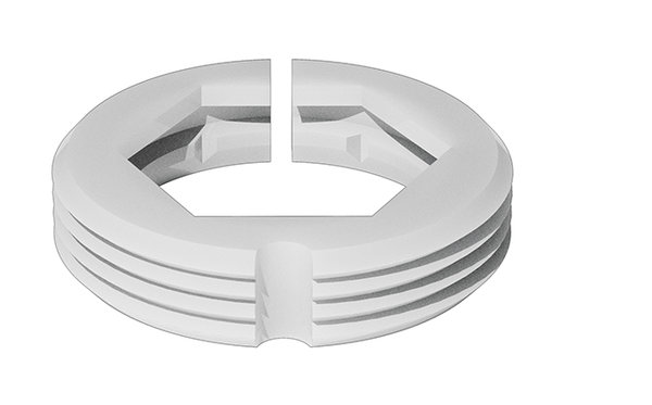 Adapter do montażu siłownika termostatycznego i termoelektrycznego z zaworami serii 338,339,401,402 i 455
