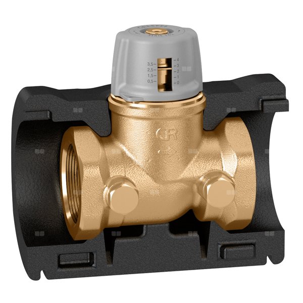 Zawór odcinający i zawór wstępnej regulacji 11/2"