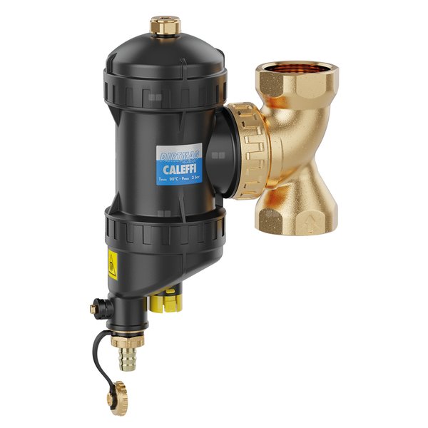 DIRTMAG® - Separator zanieczyszczeń 2" z magnesem. Wykonany z kompozytu. Przyłącza z gwintem wewnętrznym.