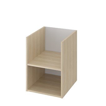 SZAFKA MODUŁOWA OTWARTA MODUO 40 DĄB ZMONT FSC MIX70% SGSCH-COC-007574
