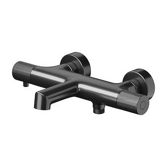 BATERIA WAN-NATR TERMOSTATYCZNA ŚCIENNA ZEN CZARNY GUN METAL