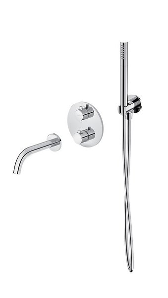 SET B724 BATERIA WAN-NAT POD+ZESTAW NATR. Z PRZYŁ.+WYLEWKA ZEN CHR WIR