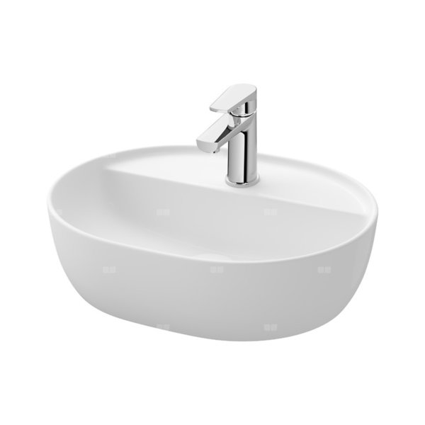 UMYWALKA NABLATOWA MODUO OWALNA 50X40 OTW. ARMATURA BOX