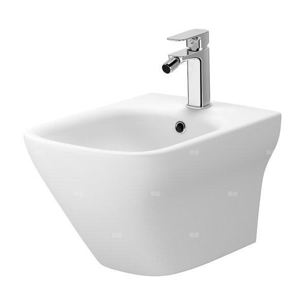 BIDET ZAWIESZANY UM LARGA SQUARE BIAŁY MAT BOX