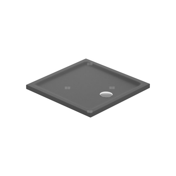 BRODZIK KWADRATOWY TAKO 80X4 SZARY MAT