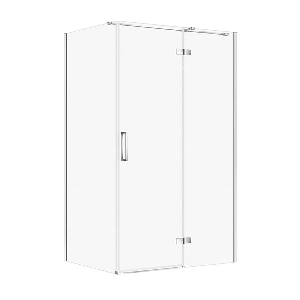 KABINA PRYSZNICOWA CITY Z ZAWIASAMI CHROM 120X90X195 PRAWA TRANSP