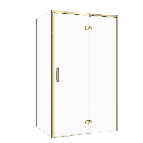 SET C284 KABINA LARGA ZAWIAS PRAWA ZŁOTA MAT 120X90X195 SZK TRANS WIR