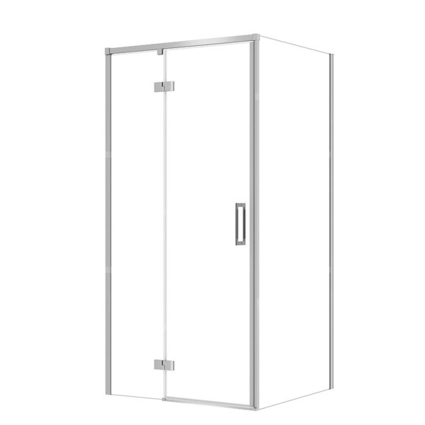 SET C112 KABINA LARGA ZAWIAS LEWA CHROM 100X90X195 SZK TRANS WIR