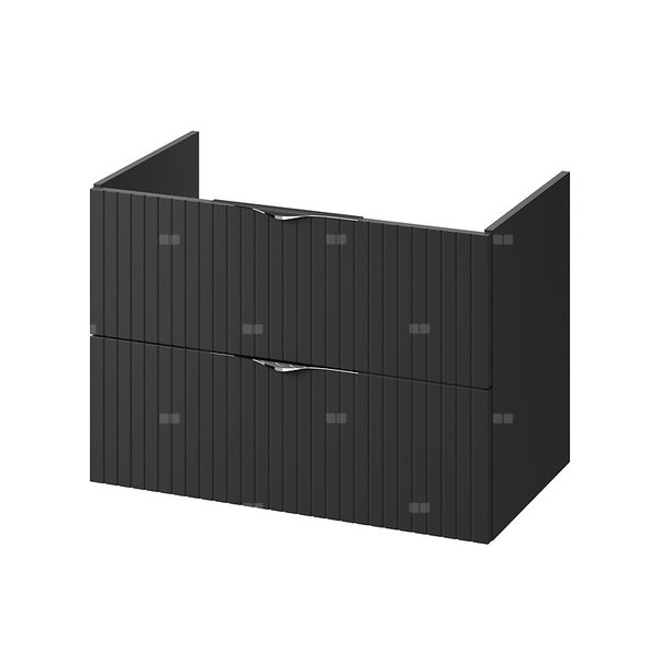 SZAFKA PODUMYW. TIRSO 80 CZARNY MAT DSM FSC MIX70% SGSCH-COC-007574
