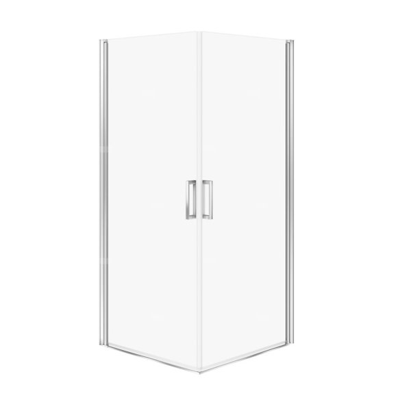 SET C380 KABINA MODUO KWADRATOWA 2 DRZWI PEŁNE 80X80X195 WIR