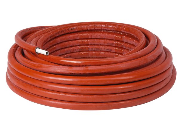 Rura PE-RT II/AL/PE-RT II COMAP MultiSkin2 32 mm x 3 mm izolacja: 9 mm, izolacja kolor czerwony - kręgi 200m wielowarstwowa gładka